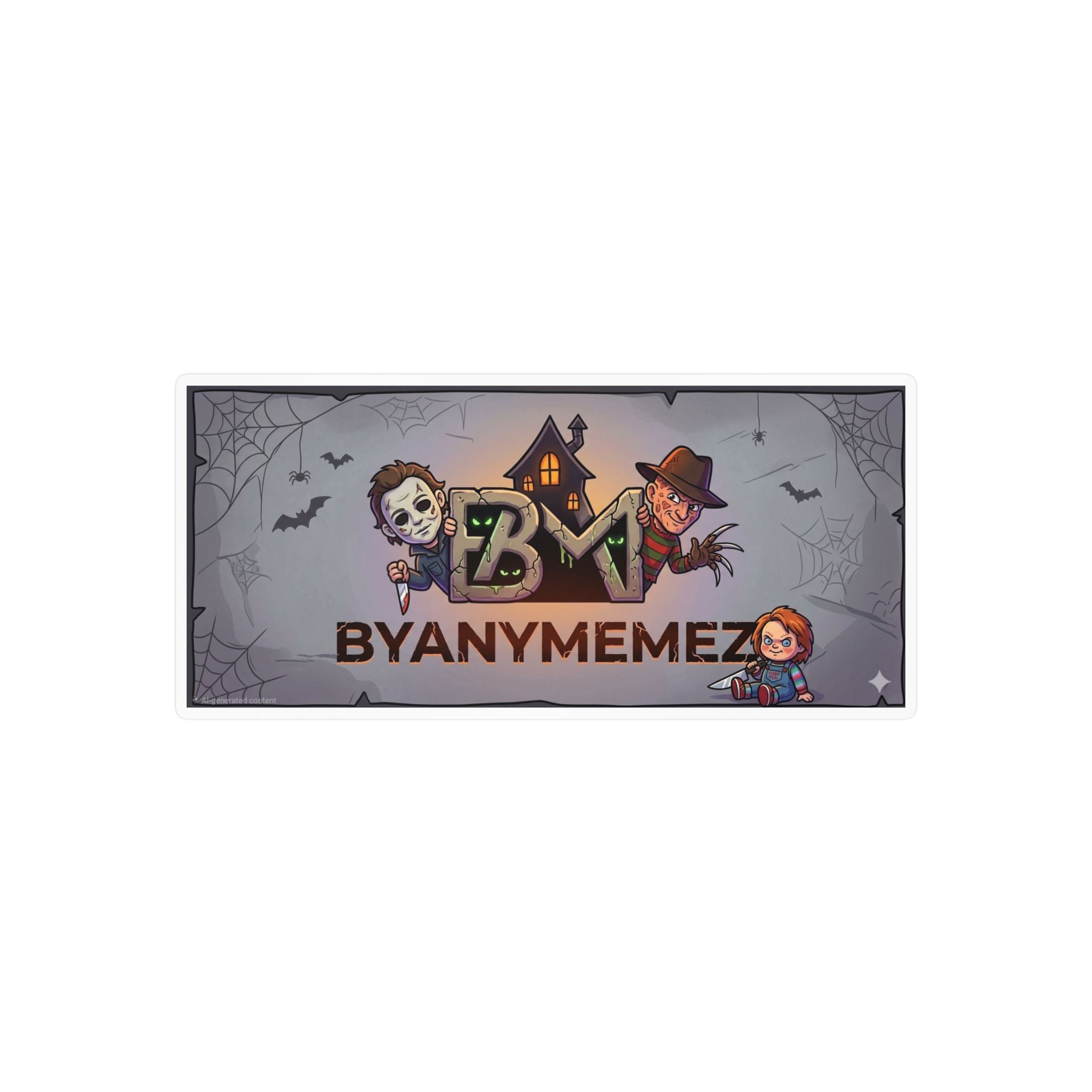 BYANYMEMEZ HALLOWEEN LOGO-Cut Vinyl Decals