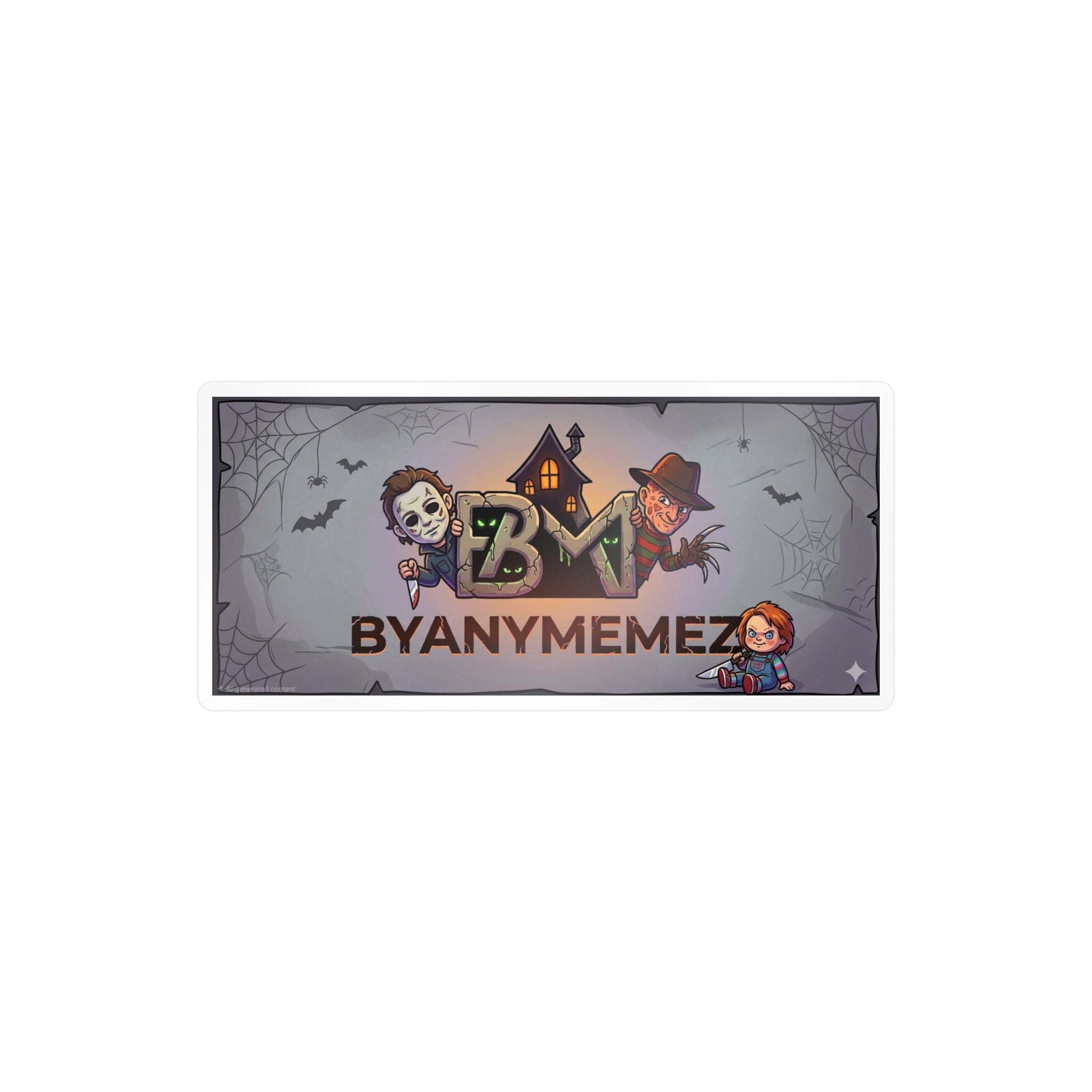 BYANYMEMEZ HALLOWEEN LOGO-Cut Vinyl Decals