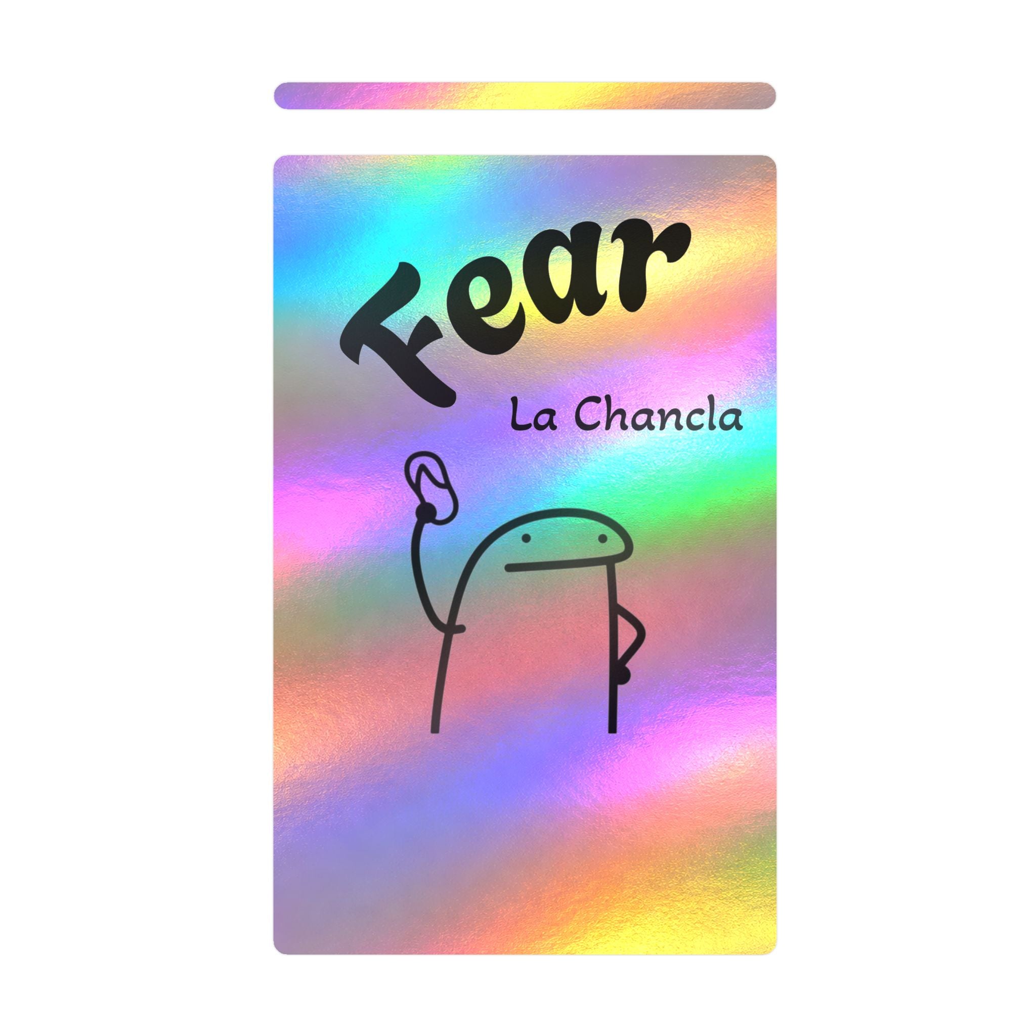 FEAR La Chancla-Cut Vinyl Decals