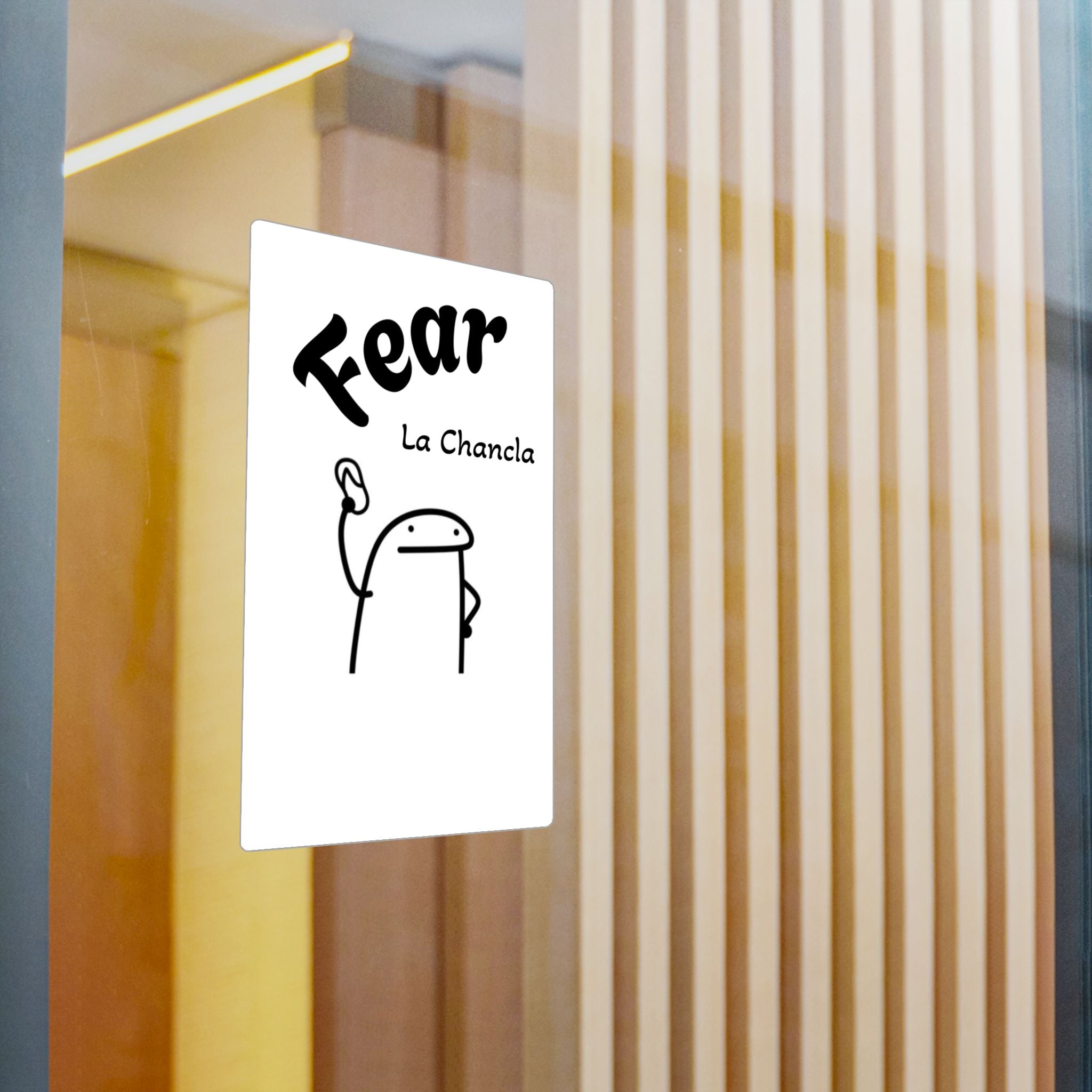 FEAR La Chancla-Cut Vinyl Decals