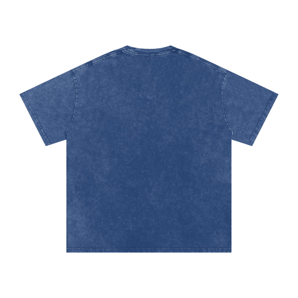 Snow Washed Oversized Cotton T-Shirt | HAUNTED BY 6 7