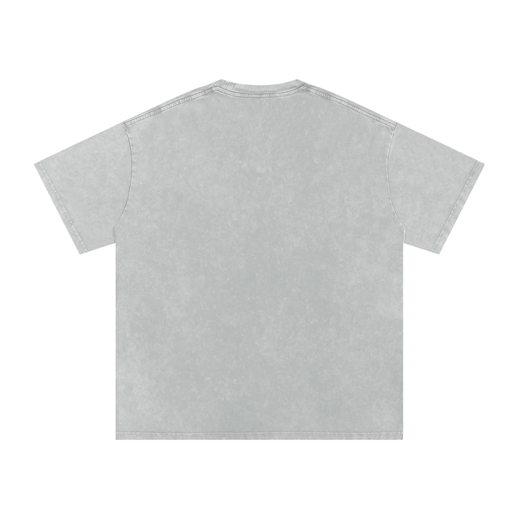Snow Washed Oversized Cotton T-Shirt | FEAR LA CHANCLA