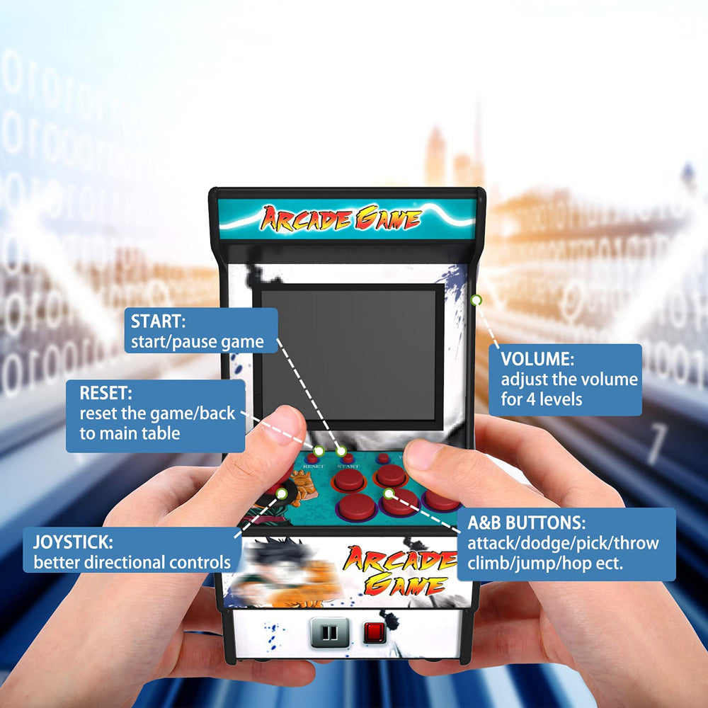 Mini Arcade Handheld Game Console with 156 Games