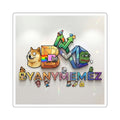 ByanyMemez Logo Square Sticker — Meme Decal