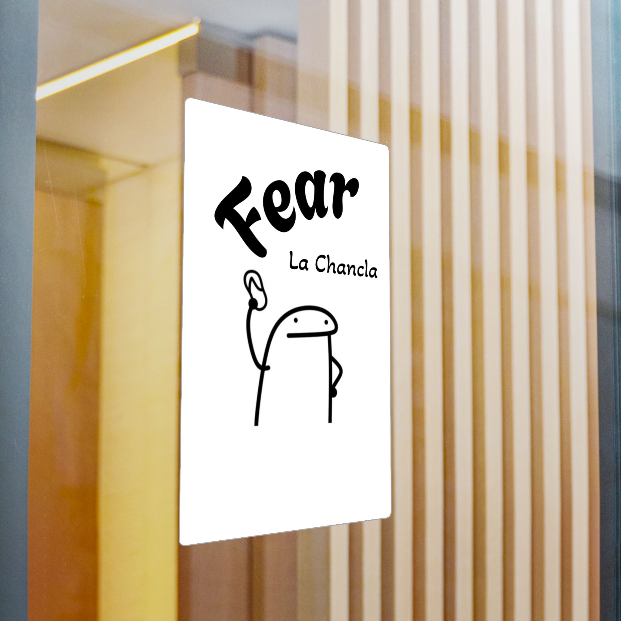 FEAR La Chancla-Cut Vinyl Decals