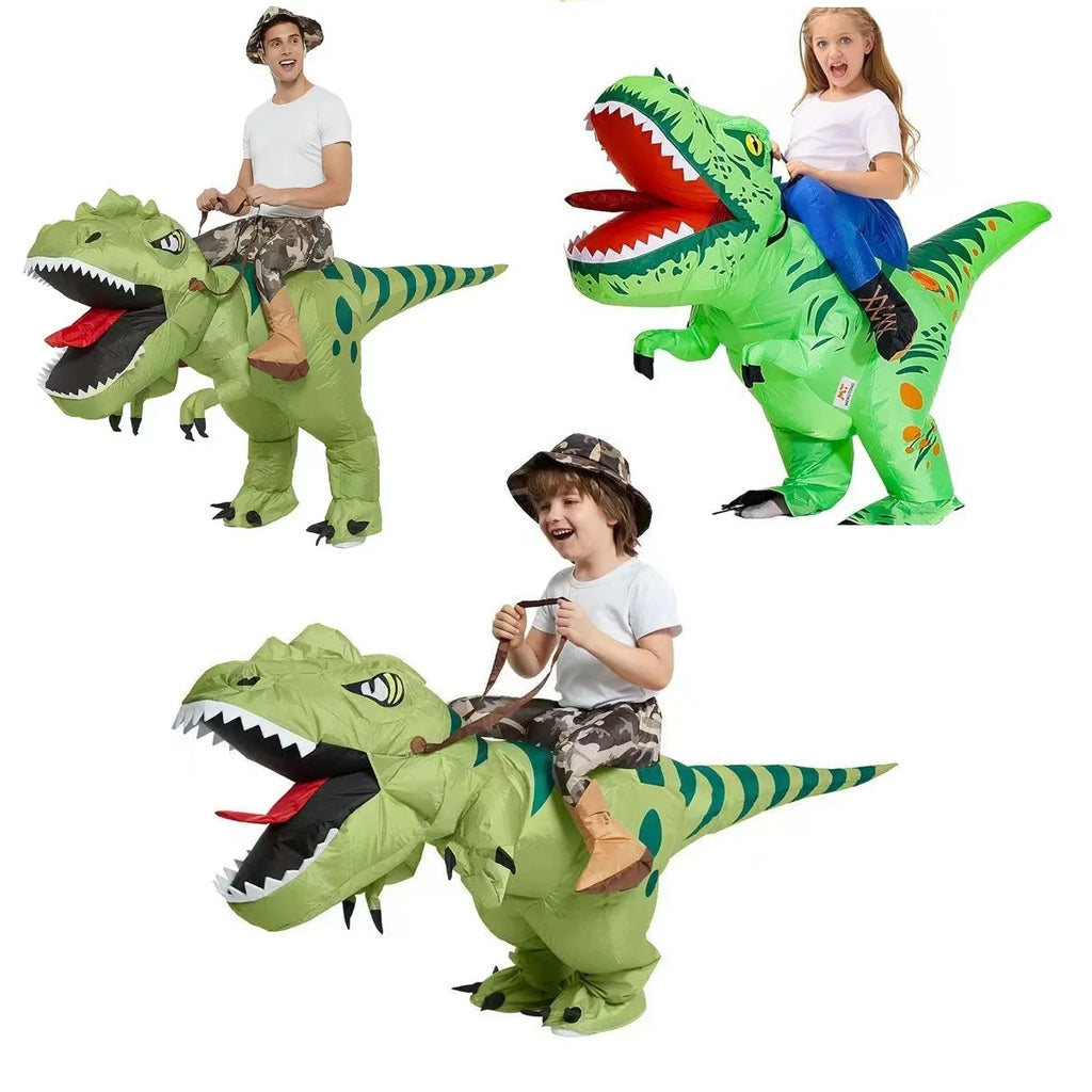 Halloween Annual Meeting Party Wonder Tool  Wearing an inflatable dinosaur costume instantly makes you the center of attention