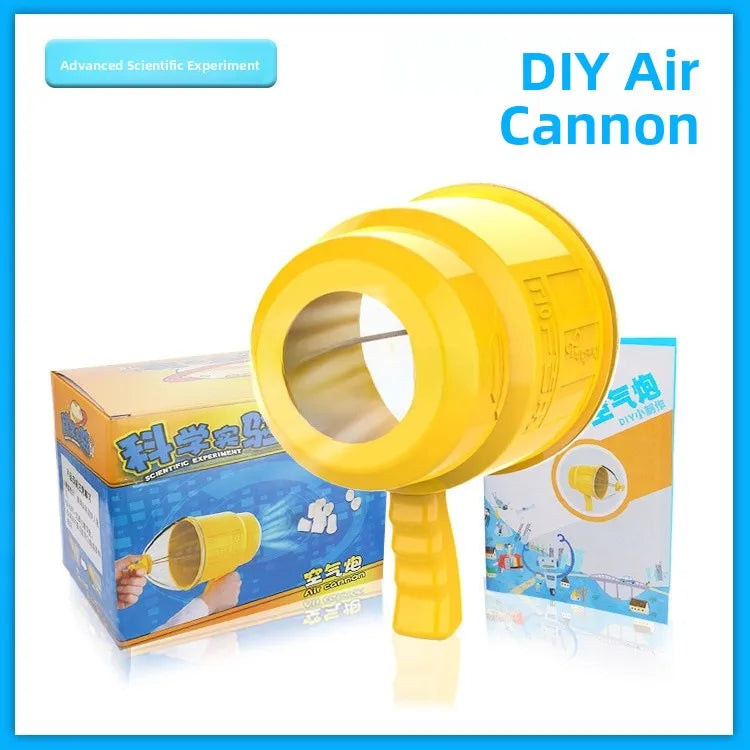 Air Cannon Toy Practical Joke Science Experiment Handmade DIY Physics Small Invention for Students Creative Prank Toy for Teens