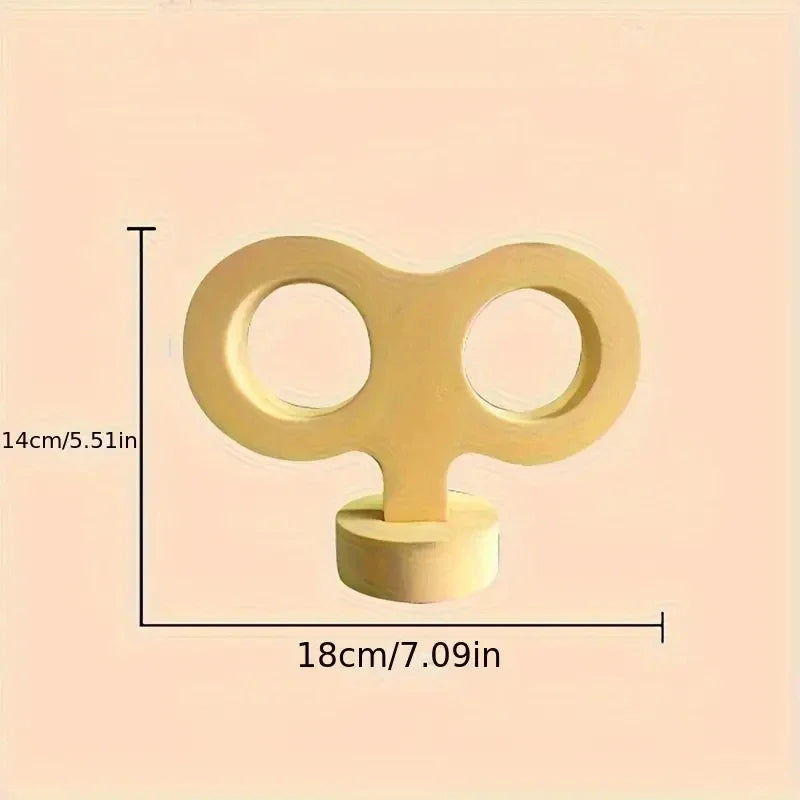 1pc Cute Wind Up Car Decoration Electric Car Wind Up Decoration Car Exterior Wind Up Decoration