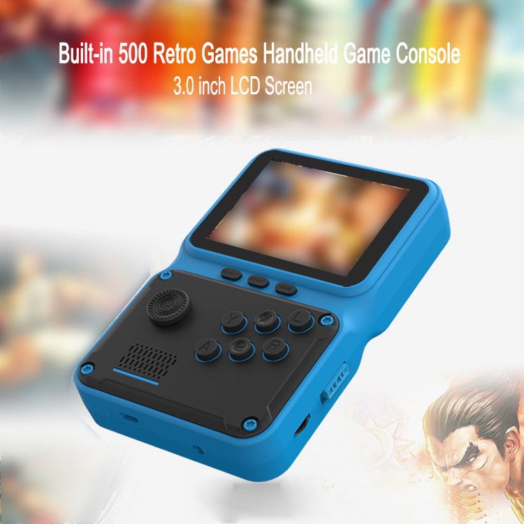 JP09 Handheld Game Console with 500 Retro Games