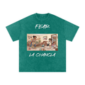 Snow Washed Oversized Cotton T-Shirt | FEAR LA CHANCLA