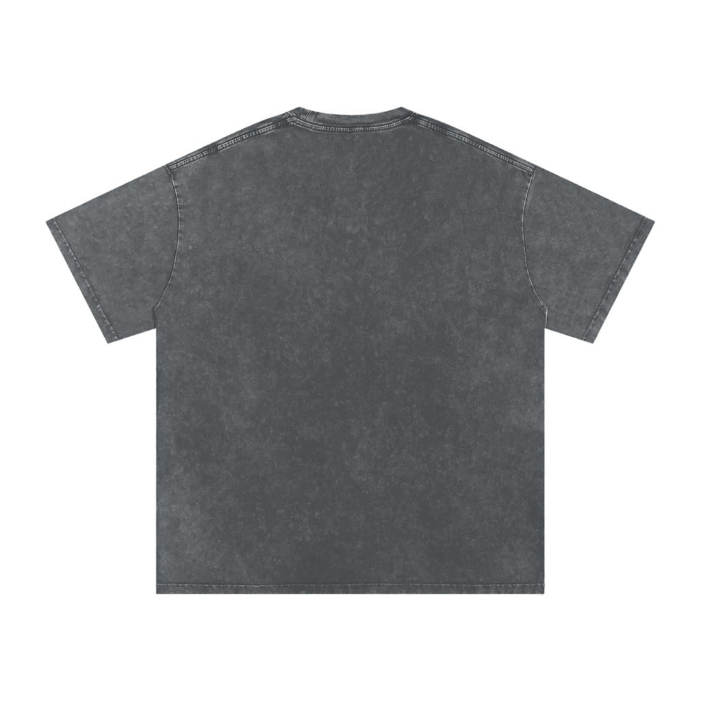 Snow Washed Oversized Cotton T-Shirt | FEAR LA CHANCLA