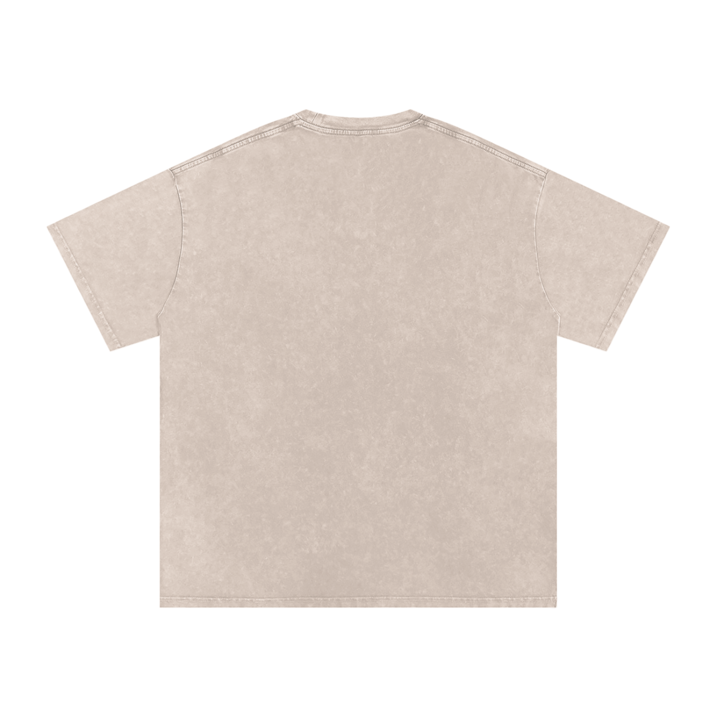 Snow Washed Oversized Cotton T-Shirt | HAUNTED BY 6 7