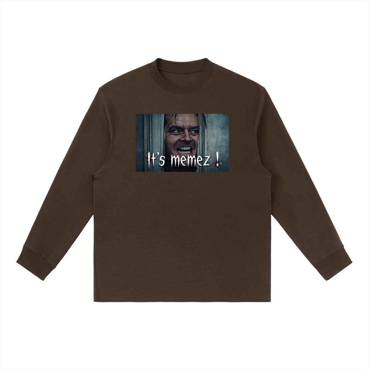 Essential Crewneck Long-Sleeve T-Shirt | IT'S MEMEZ!